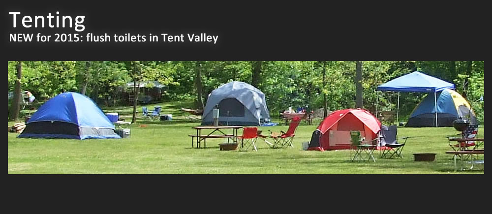 Tenting area