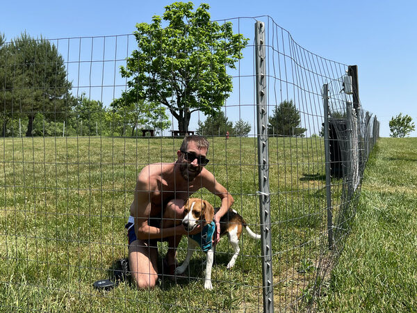 View of the dog park