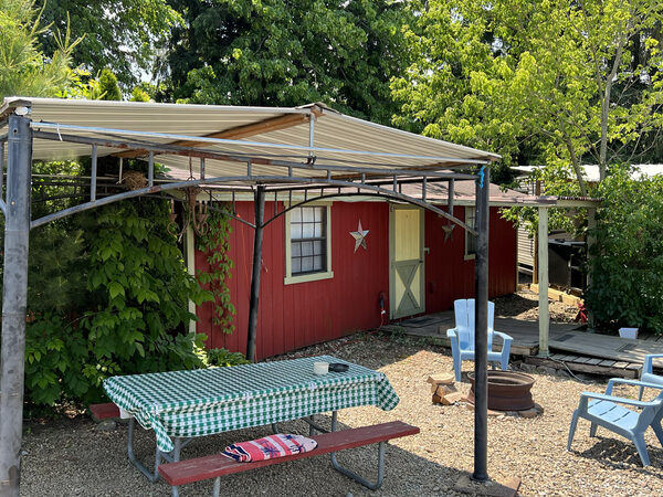 Exterior of the bunkhouse